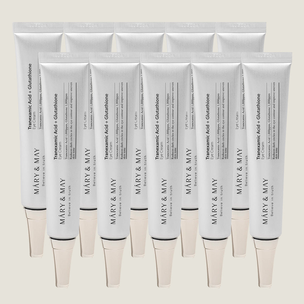 Mary&May Tranexamic Acid + Glutathione Eye Cream 30ml - Pack of 10