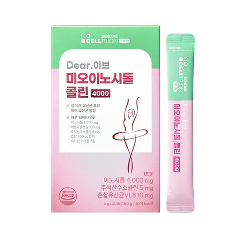 Celltrion InnerLab Dear. Eve Myo-Inositol Choline 4000 1 Box (Powder 1-Month Supply)