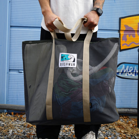 Bushman Cordura Beach Bag (Extra-Large, Khaki/White/Black)