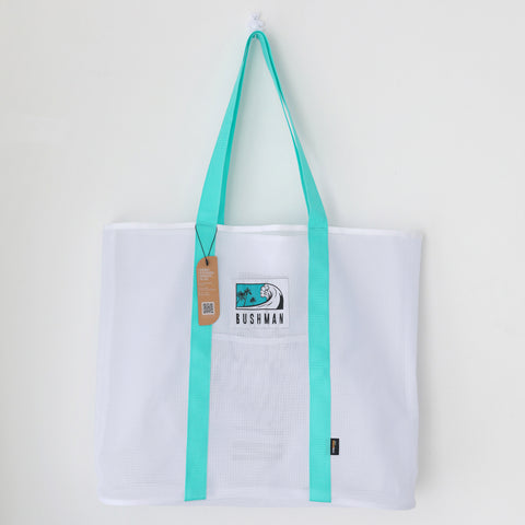 Bushman Cordura Beach Bag (Extra-Large, Khaki/White/Black)