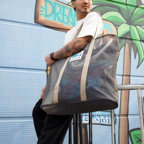 Bushman Cordura Beach Bag (Extra-Large, Khaki/White/Black)