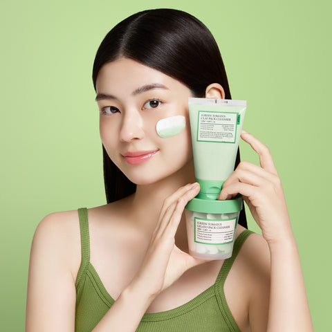 Fully Green Tomato Clay Pack Cleanser 120ml + Gelato Cleanser 100ml