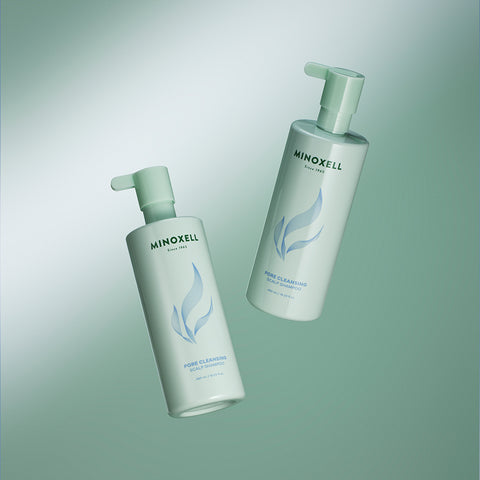 Minoxell Pore Cleansing Scalp Anti-Hair Loss Shampoo (Citrus Woody) 480ml (3 Pack)