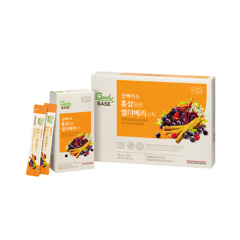 JungKwanJang Good Base Red Ginseng Elderberry Stick 10ml x 30 Sticks