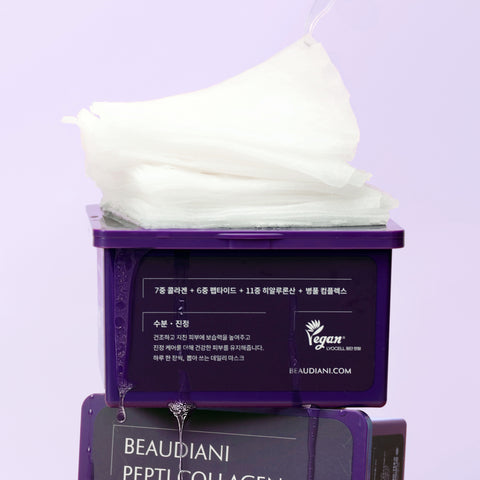 Beaudiani Peptide Collagen Daily Mask 31 Sheets (2 Pack)