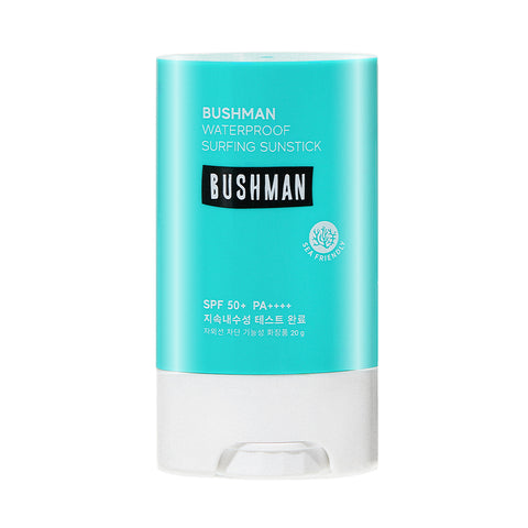 Bushman Waterproof Tone-Up Sun Cushion SPF50+ PA++++ 15g & Waterproof Sun Stick 20g - 2-Piece Set