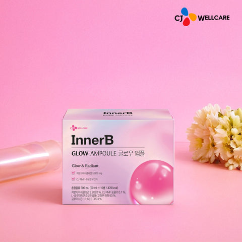 CJ Wellcare InnerB Glow Ampoule - Low-Molecular Collagen Booster 5000 50ml x 10P (3 Pack)