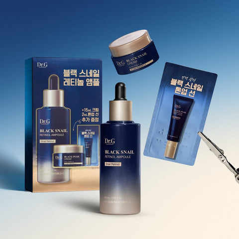 Dr.G Black Snail Retinol Ampoule 50ml + Cream 15ml