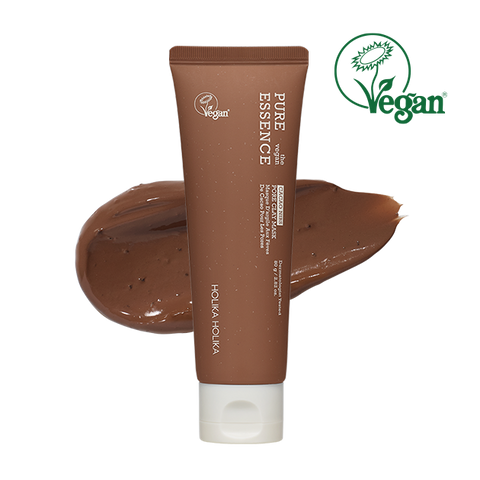 Holika Holika (1+1) Pure Essence The Vegan Cacao Nibs Pore Clay Mask 80g
