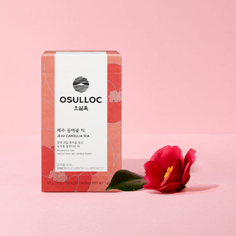 OSULLOC Chocolate Tea Time Set (20 Tea Bags + Jeju Green Tea Chocolate Bar, 110-150g)