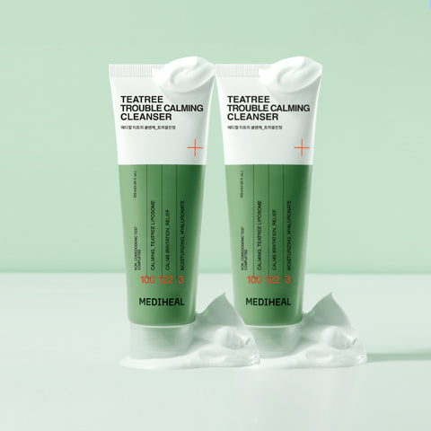 Mediheal Tea Tree Trouble Soothing Cleansing Foam 120ml (2 Pack)