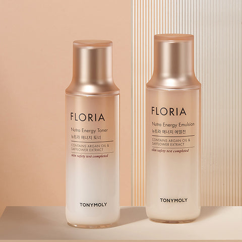TONYMOLY Floria Nutra Energy 2-Piece Set (Toner 150ml + Emulsion 150ml)