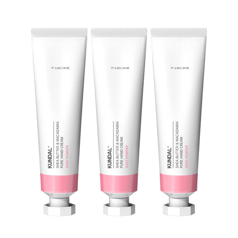 Kundal Pure Hand Cream 3-Piece Set 50ml