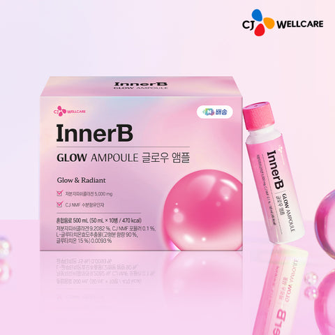 CJ Wellcare InnerB Glow Ampoule - Low-Molecular Collagen Booster 5000 50ml x 10P (3 Pack)