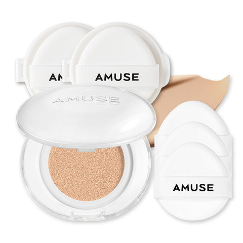 Amuse Ceramic Skin Perfector Cushion (Main + 2 Refills) 03 Honey 15g