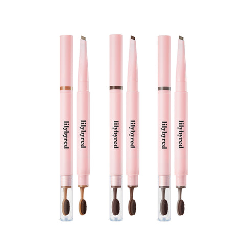 lilybyred Hard Flat Brow Pencil (2 Pack)