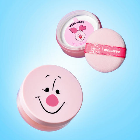 Innisfree No-Sebum Mineral Powder 5g (Pooh Edition) No.1 Happy Piglet