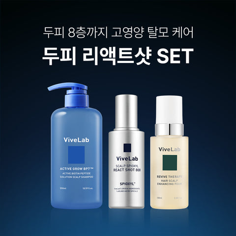 Vivelab Scalp React Shot (Spioxil + Scalp Nutrient + Biotin Hair Loss Shampoo)