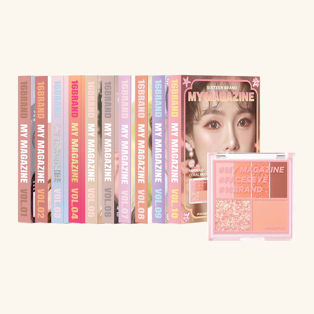 Chosungah Beauty 16Brand My Magazine Shadow Palette 10 colors