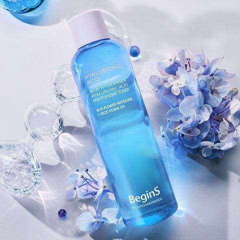 BeginS By JUNG SAEM MOOL Blue Hydrangea Hyaluronic Moisture Toner 300ml