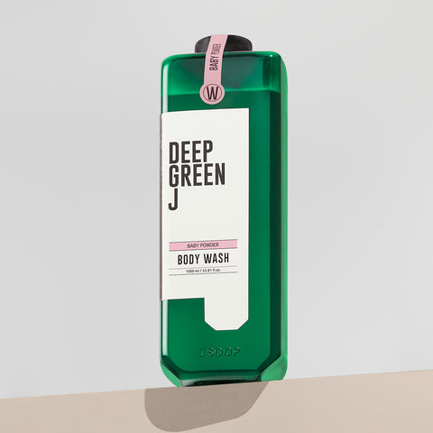 Jsoop Deep Green J Nature Body Wash Baby Powder 1000ml