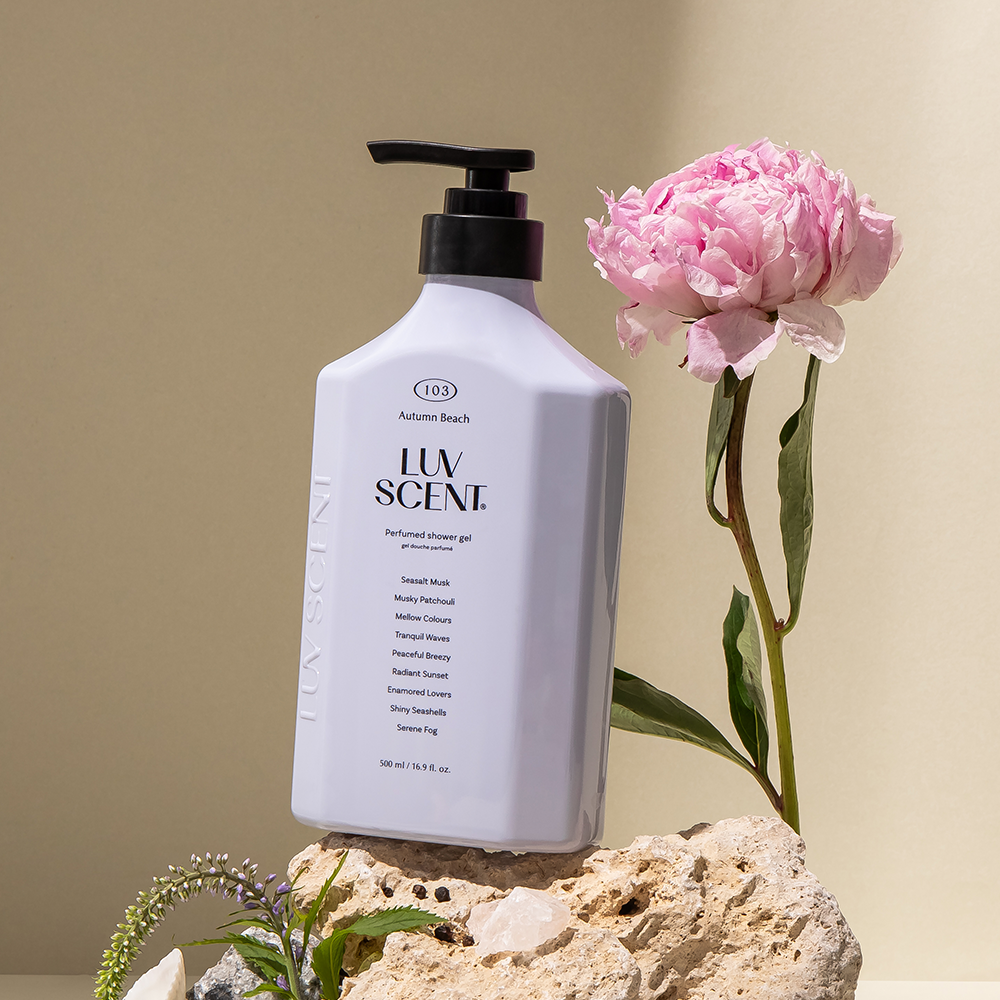 Luvscent Body Wash 500ml - Autumn Beach Sea Salt Musk