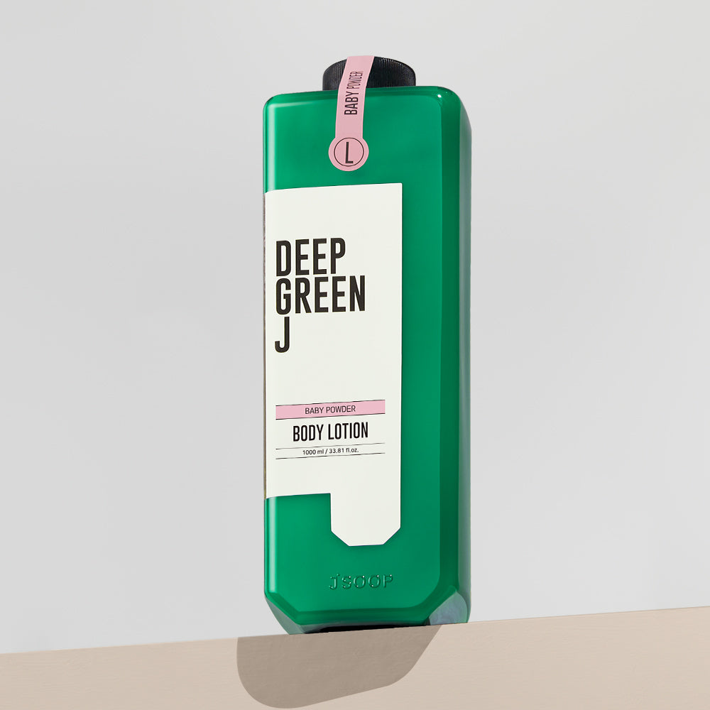Jsoop Deep Green J Nature Body Lotion - Baby Powder 1000ml