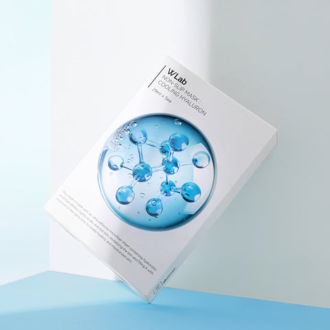W.Lab Non-Slip Cooling Hyaluronic Mask 1 Sheet (5 Pack)