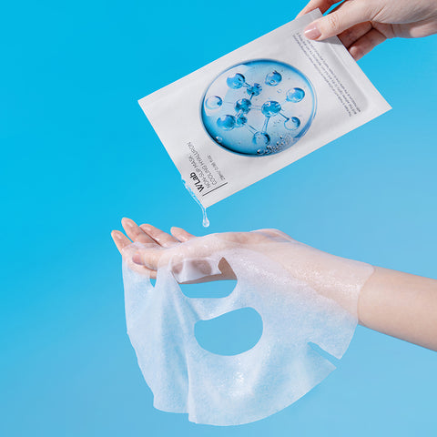 W.Lab Non-Slip Cooling Hyaluronic Mask 1 Sheet (5 Pack)