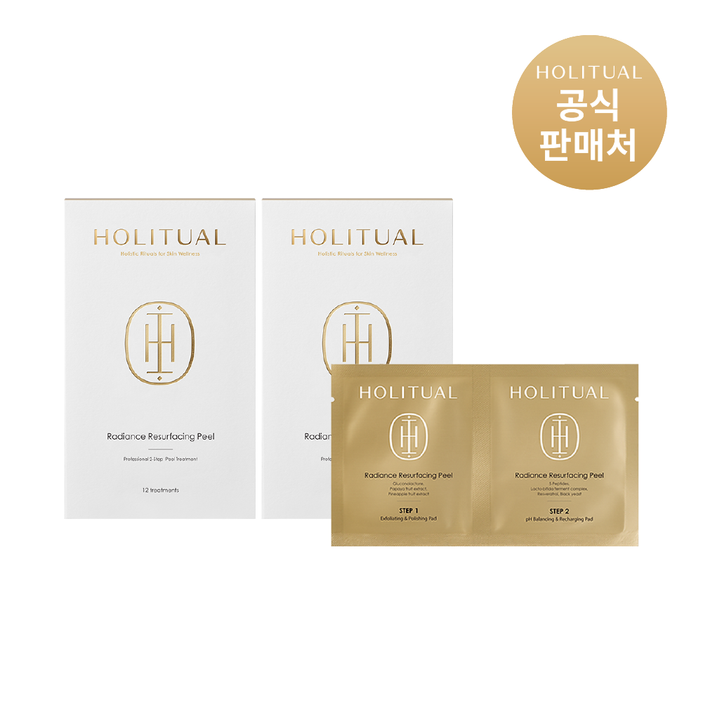 Holitual Radiance Re-Surfacing Peel Pads 12 pads (2 pack)