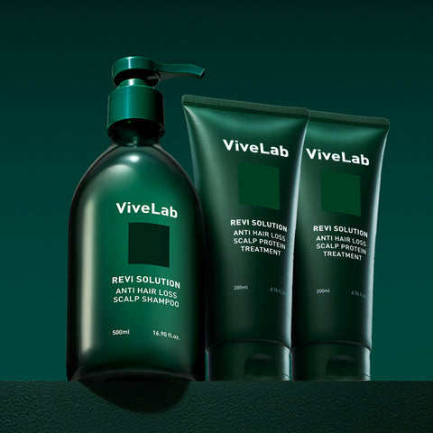 Vivelab Postpartum & Women's Care Set (Green Shampoo 500ml + Hair Loss Treatment x2)