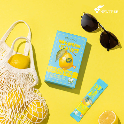 Newtree Organic Lemon Juice 1 Box (14 Sachets) [Origin: Spain]