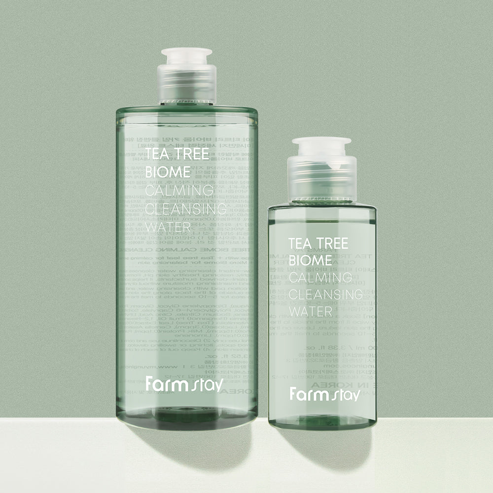 Farmstay Tea Tree Biome Calming Cleansing Water Set 400ml + 100ml