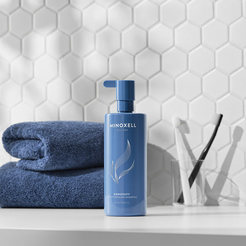 Minoxell Pore Cleansing Scalp Shampoo 480ml + Dandruff Scalp Cooling Hair Loss Shampoo 480ml Set