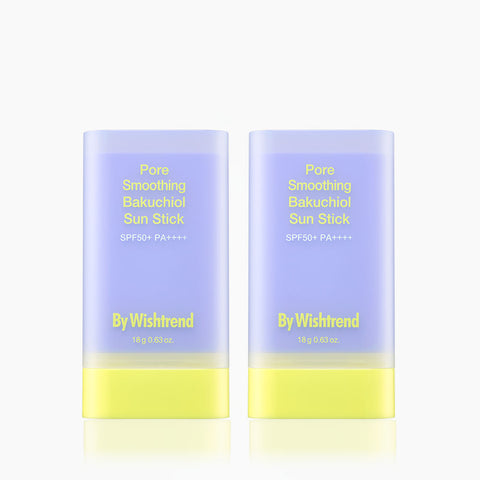 By Wishtrend Pore Smoothing Bakuchiol Sun Stick 18g (2 Pack)