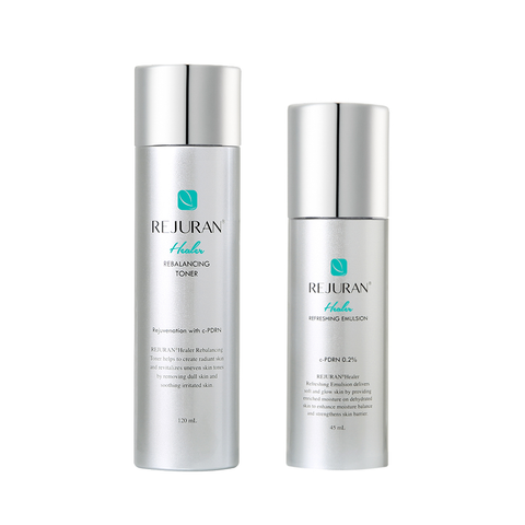 Rejuran Healer Rebalancing Toner (1pc) + Refreshing Emulsion (1pc) 2-Piece Set