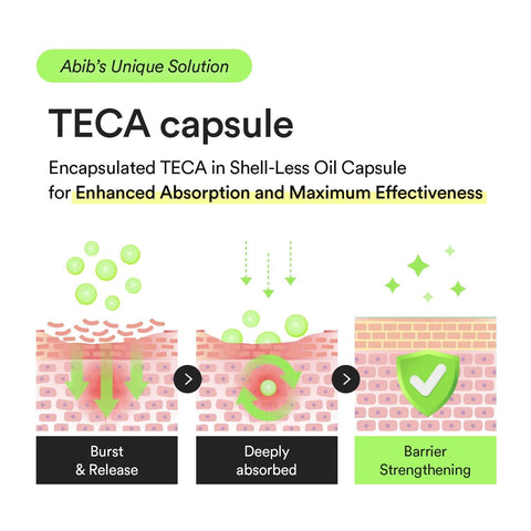 Soonsu Beauty Heartleaf TECA Capsule serum Calming Drop texture close-up