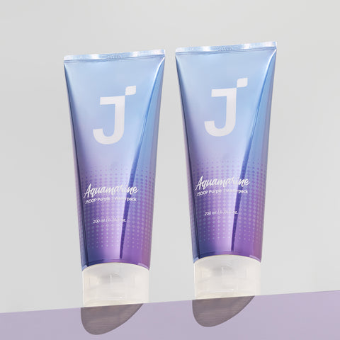 Jsoop Purple J No-Wash Leave-On Hair Pack Aquamarine Water Pack 200ml x2