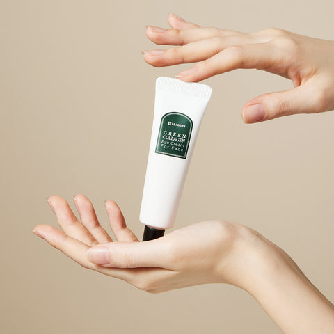Leaders Green Collagen 3-Piece Set C (Serum + Cream + Eye Cream)