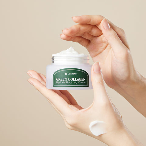 Leaders Green Collagen 3-Piece Set C (Serum + Cream + Eye Cream)