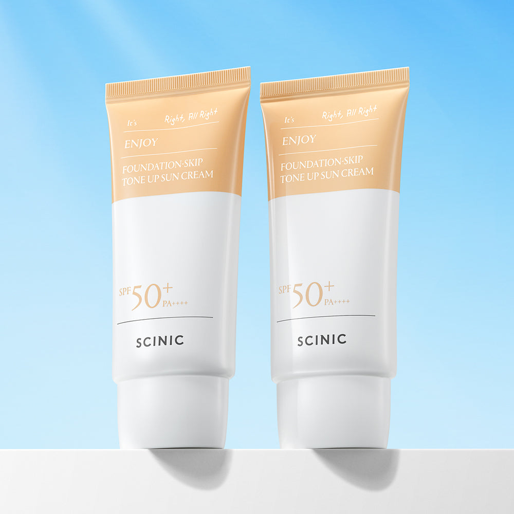 Scinic Enjoy Pade Skip Tone-Up Sun Cream 50g (2-Pack)
