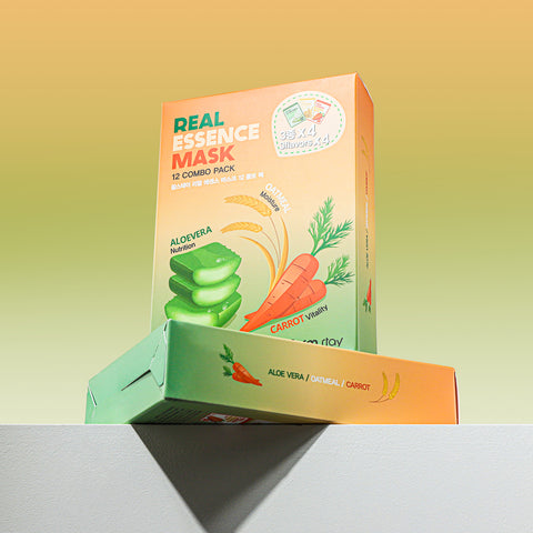 Farmstay Real Essence Mask Combo Pack ver.4 (12 Sheets)