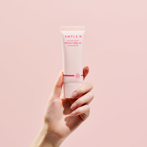 AMPLE:N Solarshot Peach Tone-Up Sun Cream 40ml SPF50+ PA++++