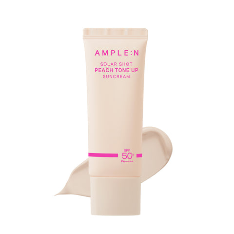 AMPLE:N Solarshot Peach Tone-Up Sun Cream 40ml SPF50+ PA++++
