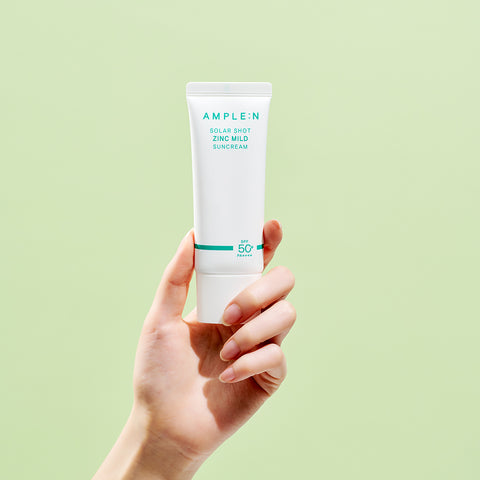 AMPLE:N Solar Shot Zinc Mild Sun Cream 40ml SPF 50+ PA++++