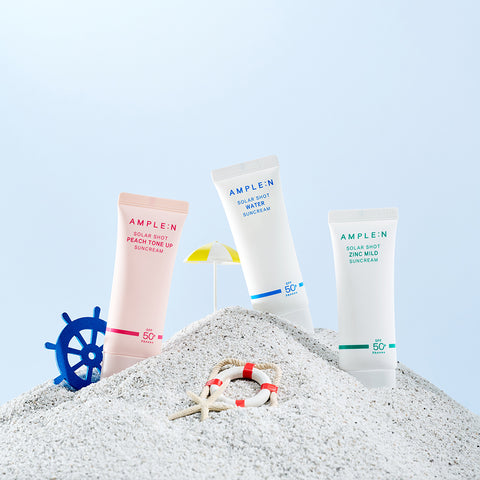 AMPLE:N Solar Shot Zinc Mild Sun Cream 40ml SPF 50+ PA++++