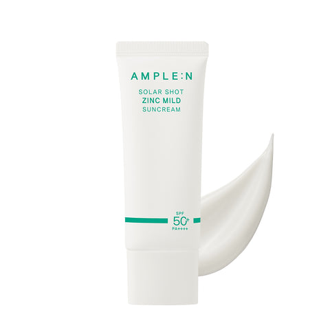 AMPLE:N Solar Shot Zinc Mild Sun Cream 40ml SPF 50+ PA++++