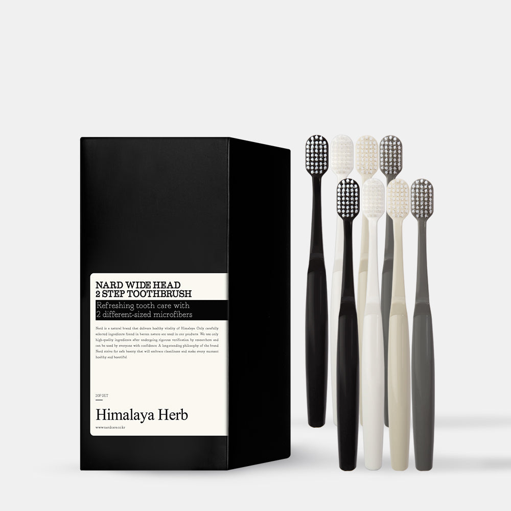Nard Wide 2-Step Ultra-Fine Bristle Toothbrush (40 pack)