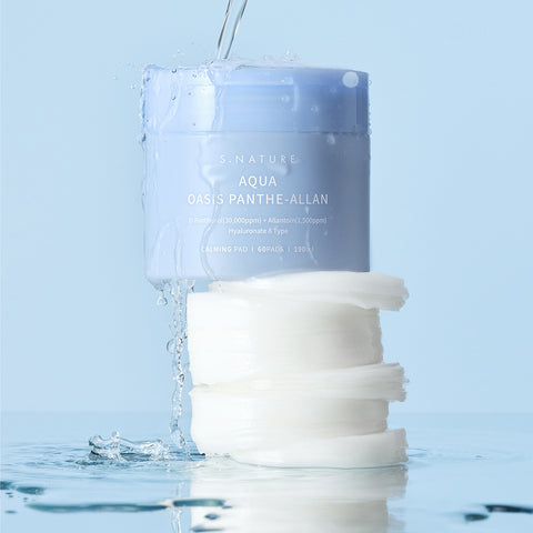 S.Nature Aqua Oasis Pantealan Calming Pads, 60 Pads (190 ml)