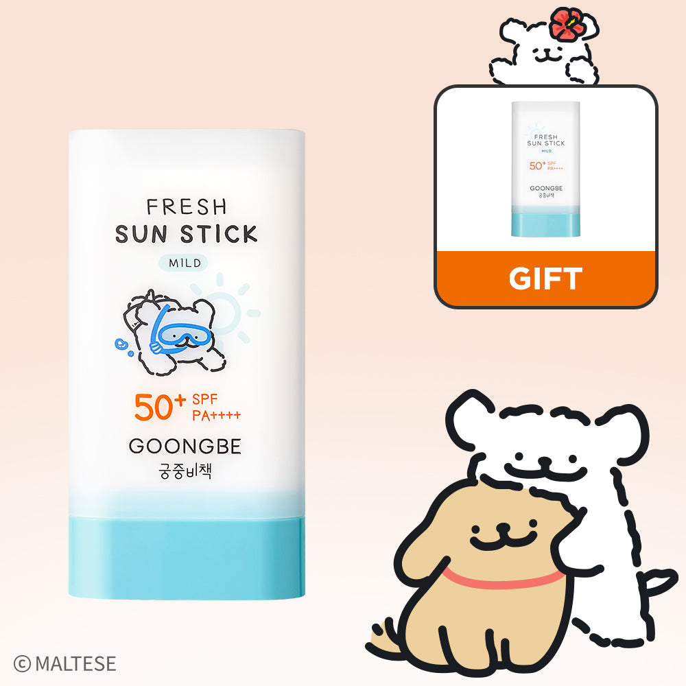 Goongbe Fresh Sun Stick Mild 23g (2 Pack)